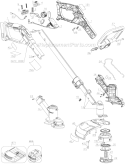 Part Location Diagram of 90564281 DeWALT SA SPOOL AND LINE, SINGLE